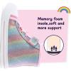 imageK KomForme Toddler Sneakers Girls Canvas High Top Walking Shoes with Hook and LoopsGradient Glitter