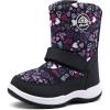 imageK KomForme Boys Girls Snow Boots Waterproof Winter Outdoor BootsToddlerLittle KidBig KidPink Heart