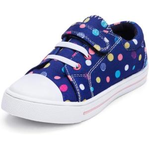 imageK KomForme Toddler Shoes Boys Girls Canvas Sneakers Size 413Purple Spots