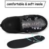 imageK KomForme Toddler Slip on Sneakers Girls Sparkle Sequins Canvas Walking ShoesBlack