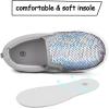 imageK KomForme Toddler Slip on Sneakers Girls Sparkle Sequins Canvas Walking ShoesGrey Colorful