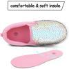 imageK KomForme Toddler Slip on Sneakers Girls Sparkle Sequins Canvas Walking ShoesPink