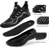 imageRUNSIDE Boys Girls Sneakers Lace up Kids Tennis Shoes for WalkingRunning Lightweight Breathable Gym Shoes Outdoor Little KidBig KidBlack