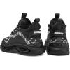 imageRUNSIDE Boys Girls Sneakers Lace up Kids Tennis Shoes for WalkingRunning Lightweight Breathable Gym Shoes Outdoor Little KidBig KidBlack