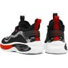 imageRUNSIDE Boys Girls Sneakers Lace up Kids Tennis Shoes for WalkingRunning Lightweight Breathable Gym Shoes Outdoor Little KidBig KidBlackRed