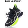 imageRUNSIDE Boys Girls Sneakers Lace up Kids Tennis Shoes for WalkingRunning Lightweight Breathable Gym Shoes Outdoor Little KidBig KidNavy