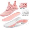 imageRUNSIDE Boys Girls Sneakers Lace up Kids Tennis Shoes for WalkingRunning Lightweight Breathable Gym Shoes Outdoor Little KidBig KidPink