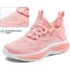imageRUNSIDE Boys Girls Sneakers Lace up Kids Tennis Shoes for WalkingRunning Lightweight Breathable Gym Shoes Outdoor Little KidBig KidPink