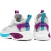 imageRUNSIDE Boys Girls Sneakers Lace up Kids Tennis Shoes for WalkingRunning Lightweight Breathable Gym Shoes Outdoor Little KidBig KidWhiteColorful