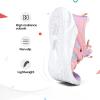 imageRUNSIDE Girls Tennis Shoes Lightweight Sports Kids Sneakers Laceup for RunningWalking ToddlerLittle KidBig KidGradient Pink