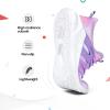 imageRUNSIDE Girls Tennis Shoes Lightweight Sports Kids Sneakers Laceup for RunningWalking ToddlerLittle KidBig KidGradient Purple