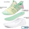 imageRUNSIDE Girls Tennis Shoes Lightweight Sports Kids Sneakers Laceup for RunningWalking ToddlerLittle KidBig KidGradient Yellow