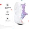 imageRUNSIDE Girls Tennis Shoes Lightweight Sports Kids Sneakers Laceup for RunningWalking ToddlerLittle KidBig KidPink Purple