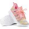 imageRUNSIDE Girls Tennis Shoes Lightweight Sports Kids Sneakers Laceup for RunningWalking ToddlerLittle KidBig KidRainbow Pink
