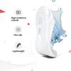 imageRUNSIDE Girls Tennis Shoes Lightweight Sports Kids Sneakers Laceup for RunningWalking ToddlerLittle KidBig KidSparkly Blue