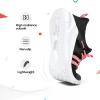 imageRUNSIDE Boys Girls Tennis Shoes Kids Lightweight Breathable Sneakers Laceup Running Athletic Shoes for ToddlerLittle KidBig KidBlack Pink