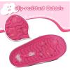 imageK KomForme Toddler Rain Boots Baby Easyon Rain Shoes Lightweight Waterproof for Boys and GirlsPink Unicorn