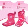 imageK KomForme Toddler Rain Boots Baby Easyon Rain Shoes Lightweight Waterproof for Boys and GirlsPink Unicorn