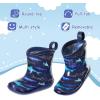 imageK KomForme Toddler Rain Boots Baby Easyon Rain Shoes Lightweight Waterproof for Boys and GirlsShark