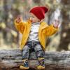 imageK KomForme Toddler Rain Boots Baby Easyon Rain Shoes Lightweight Waterproof for Boys and GirlsYellow Dinosaur