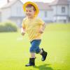 imageK KomForme Toddler Rain Boots Baby Easyon Rain Shoes for Boys and Girls Waterproof Lightweight OutdoorNavy