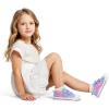 imageK KomForme Toddler Sneakers for Boys and Girls Dual Hook and Loops Sneakers Baby Canvas ShoesBlue Tiedye