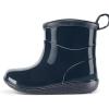 imageK KomForme Toddler Rain Boots Baby Easyon Rain Shoes for Boys and Girls Waterproof Lightweight OutdoorNavy
