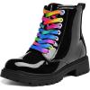 Black Patent/Rainbow