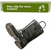 imageK KomForme Girls Boys Rain Boots Waterproof with Easy on Handles for ToddlerLittle KidBig KidCamouflage