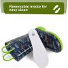 imageK KomForme Girls Boys Rain Boots Waterproof with Easy on Handles for ToddlerLittle KidBig KidGreen Dinosaur