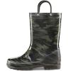 imageK KomForme Girls Boys Rain Boots Waterproof with Easy on Handles for ToddlerLittle KidBig KidCamouflage