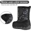 imageK KomForme Kids Snow Boots Fur Lined Warm Waterresistant AntiSlip Winter Boots for ToddlerLittle KidBig KidCamouflage
