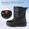 imageK KomForme Kids Snow Boots Fur Lined Warm Waterresistant AntiSlip Winter Boots for ToddlerLittle KidBig KidCamouflage