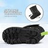 imageK KomForme Kids Snow Boots Fur Lined Warm Waterresistant AntiSlip Winter Boots for ToddlerLittle KidBig KidDinosaur