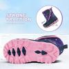 imageK KomForme Kids Snow Boots Fur Lined Warm Waterresistant AntiSlip Winter Boots for ToddlerLittle KidBig KidStar