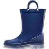 imageK KomForme Kids Girls ampamp Boys Rain Boots with Easyon Handles Waterproof OutdoorsNavy