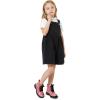 image:imageK KomForme Girls Glitter Ankle Boots Lace Up Waterproof Combat Shoes With Side Zipper for ToddlerLittle KidBig KidPink