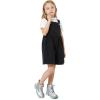 image:imageK KomForme Girls Glitter Ankle Boots Lace Up Waterproof Combat Shoes With Side Zipper for ToddlerLittle KidBig KidSliver Glitter