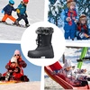 image:imageK KomForme Boys Girls Fur Lined Warm AntiSlip Waterproof Winter BootBlack