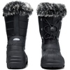 image:imageK KomForme Boys Girls Fur Lined Warm AntiSlip Waterproof Winter BootBlack