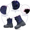 image:imageK KomForme Boys Girls Fur Lined Warm AntiSlip Waterproof Winter BootDark Purple
