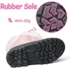 image:imageK KomForme Boys Girls Fur Lined Warm AntiSlip Waterproof Winter BootPink Brilliant