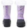 image:imageK KomForme Boys Girls Fur Lined Warm AntiSlip Waterproof Winter BootPurple Brilliant