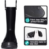 image:imageK KomForme Kids Girls amp Boys Rain Boots with Easyon Handles Outdoors  Waterproof PVCBlack
