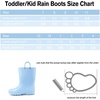 image:imageK KomForme Kids Girls amp Boys Rain Boots with Easyon Handles Outdoors  Waterproof PVCBlue