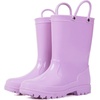 image:imageK KomForme Kids Girls amp Boys Rain Boots with Easyon Handles Outdoors  Waterproof PVCLilac
