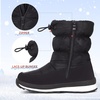 image:imageK KomForme Kids Insulated Fur Lined Warm Snow BootsBlack Rain Cloth