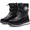 image:imageK KomForme Kids Insulated Fur Lined Warm Snow BootsBlack Pearl Cloth