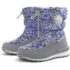 image:imageK KomForme Kids Insulated Fur Lined Warm Snow BootsSpider Print Blue