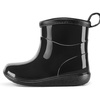 image:imageToddler Rain Boots Baby Easyon Rain Shoes for BoyampGirl  Waterproof PVCBlack